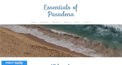Desktop Screenshot of essentialsspapasadena.com